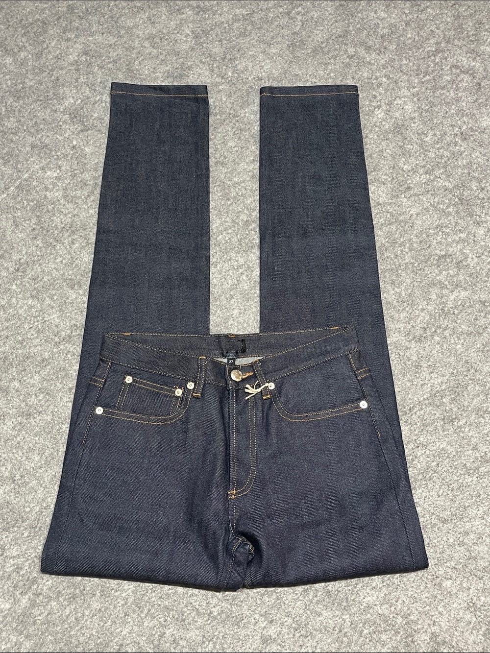 A.P.C. Dark Indigo Selvedge Straight Leg Jeans
